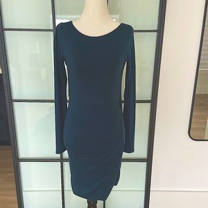 Wilfred Free long sleeve open back dress